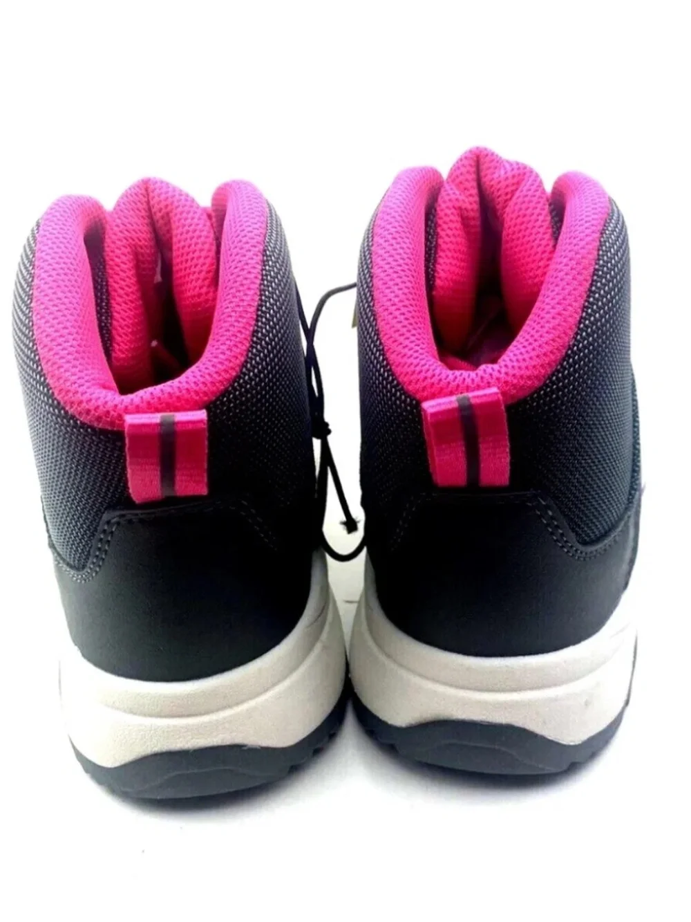 Girls Boots Shoes Size 1 Children Kids Footwear Gray Hightop Water Repellent
